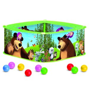 Bazének s balónky Máša a medvěd