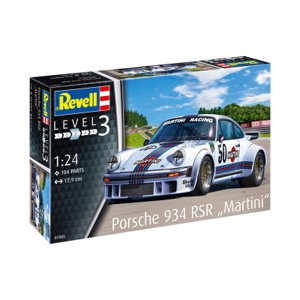 "Plastic ModelKit auto 07685 - Porsche 934 RSR ""Martini"" (