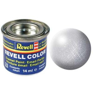 Barva Revell emailová - 32190- metalická stříbrná