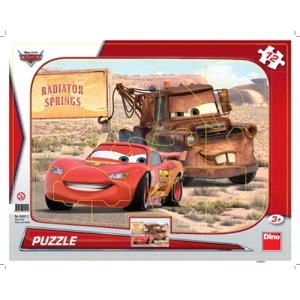 Puzzle 12 dílků Tvary Cars: Blesk a Burák