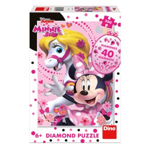 Puzzle 200 dílků diamond Minnie
