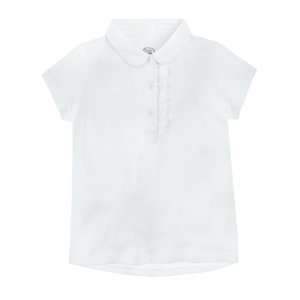 Polo tričko s krátkým rukávem- bílé - 164 WHITE