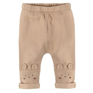 Novorozenecké sportovní kalhoty- světle hnědé - 62 LIGHT BROWN