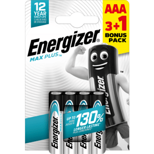 Energizer MAX Plus Mikrotužka AAA 3+1 zdarma