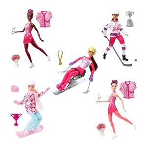 Barbie zimní sporty panenka