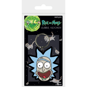 Klíčenka gumová, Rick and Morty - Rick crazy smile