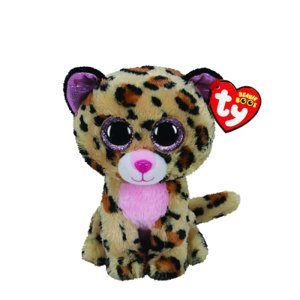 Boos Livvie, 15 cm - hnědo/růžový leopard (3)