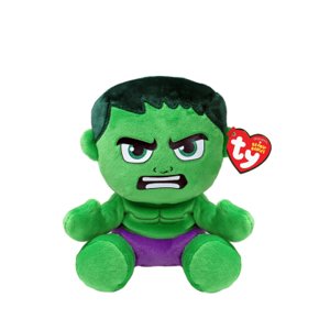 Beanie Babies soft Marvel Hulk, 15 cm