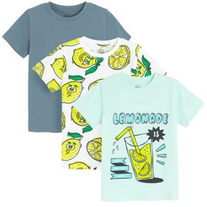 COOL CLUB - Chlapecké Tričko s krátkým rukávem SET 3ks 116