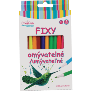 CreaFun - Fixy omyvatelné 24 barev