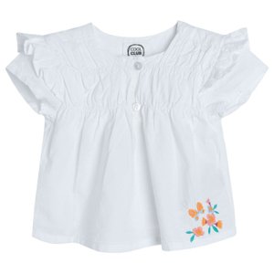 COOL CLUB - Dívčí tričko s krátkým rukávem KRÉMOVÁ vel.86