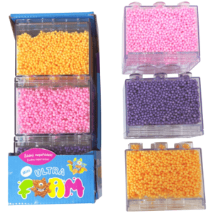 Ultra Foam 3 pack mini (růžová, fialová, oranžová)