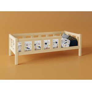 ELIS DESIGN Dětská postel se zábranou (plůtkem) - na nožkách rozměr lůžka: 120 x 200 cm