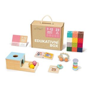 eliNeli Sada naučných hraček pro miminka 7–⁠12 měsíců - edukativní box