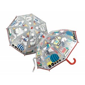 Floss&Rock Dětský deštník měnící barvu - Na stavbě