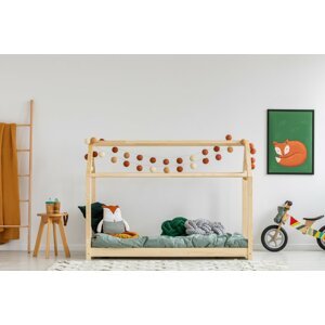Akce postel domeček + ZDARMA rošt rozměr lůžka: 135 x 190 cm