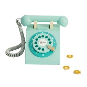 Classic WORLD Dětský dřevěný telefon na mince