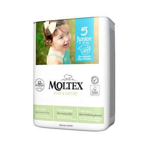 MOLTEX Pure&Nature Pleny jednorázové 5 Junior (11-16 kg) 25 ks