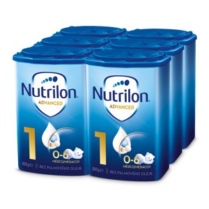 NUTRILON Mléko počáteční kojenecké Advanced 1 od narození 6x800 g