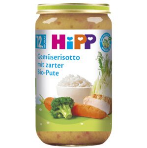 HIPP BIO Rizoto zeleninové s krůtím masem od 12. měsíce, 250 g