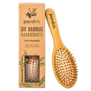 Bambusový kartáč na vlasy s přírodními štětinami