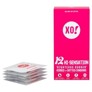 Kondom z přírodního latexu Hi Sensation, 12 ks