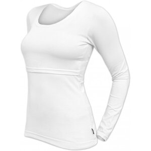 Kojicí tričko Kateřina, dlouhý rukáv - bílé L/XL