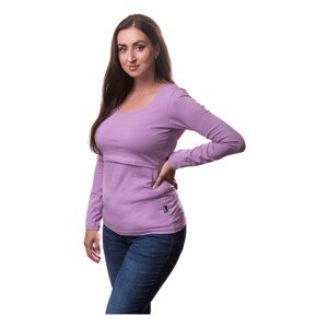 Kojicí tričko Kateřina, dlouhý rukáv - levandulové L/XL