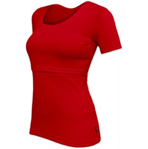 Kojicí tričko Kateřina, krátký rukáv - červené XS/S