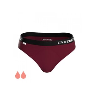 Menstruační kalhotky Underbelly univers, Slabší menstruace - bordó S