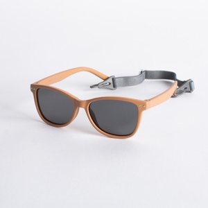 Dětské sluneční brýle Monkey Mum® - Vlčí dohled - více barev Hnědá