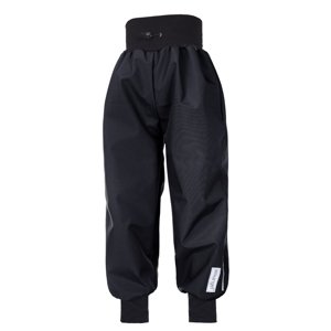 Kalhoty softshell tenké náplet - černá 104