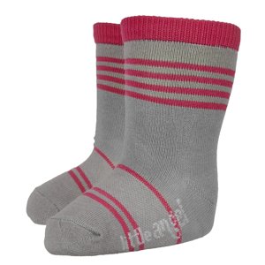 Ponožky Styl Angel  - Outlast® - tm.šedá/malinová 10-14