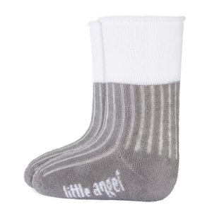 Ponožky froté Outlast® - tm.šedá/bílá 10-14