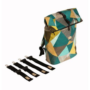Integrovaný keprový batoh k nosítku Monkey Mum® Carrie - Půvab geometrie Velká/ý