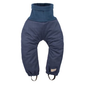 Dětské rostoucí zimní softshellové kalhoty s beránkem Monkey Mum® - Pohádkový večerníček 74/80