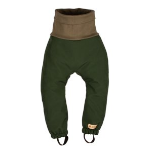 Dětské rostoucí softshellové kalhoty s membránou Monkey Mum® - Krakonošův revír 98/104