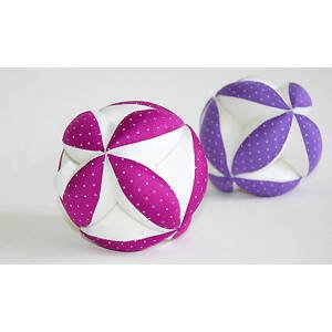 MyMoo Montessori úchopový míček - Tečky/růžová