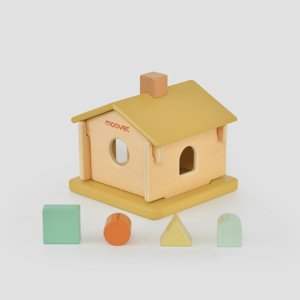 Moover Třídící box - Hnědý domeček