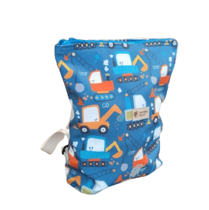 Dětský softshellový batůžek Monkey Mum® - Hravé staveniště Malý (0-3 roky)