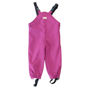 Monkey Mum® Softshellové laclové kalhoty s membránou - Šťavnatá malina 74/80