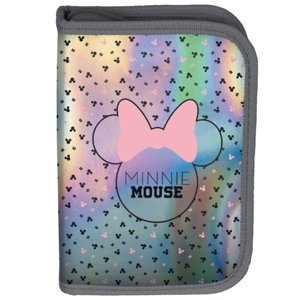 Paso Penál Minnie mouse šedý holografický rozkládací
