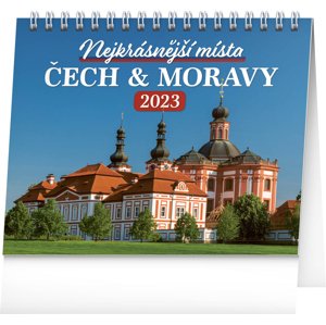 Presco Group Stolní kalendář Nejkrásnější místa Čech a Moravy 2023