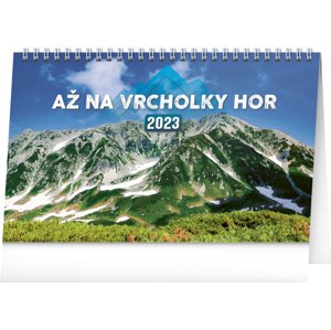 Presco Group Stolní kalendář Až na vrcholky hor 2023
