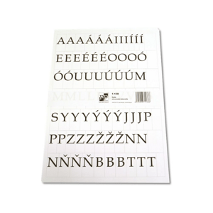 Karton P+P Sada písmen - slovenská