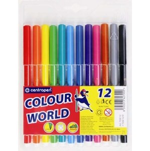 Centropen Fixy Colour world, 12 barev