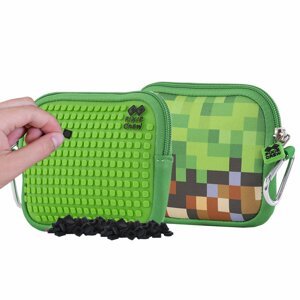 Pixie Crew Školní pouzdro Minecraft včetně pixelů zelené malé