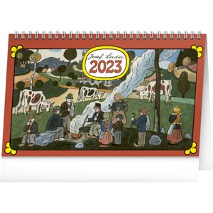 Presco Group Stolní kalendář Josef Lada – Na vsi 2023