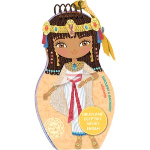 Ella & Max Obliekame egyptské bábiky FARAH – Maľovanky