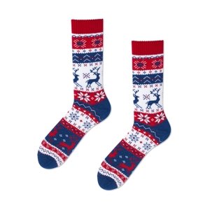 Many Mornings Ponožky klasik Winter warm Rudolph 43-46